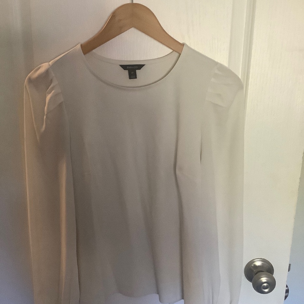 Rw& Co Cream blouse